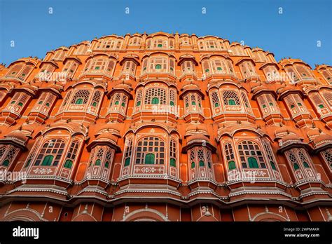 jaipur india  february  hawa mahal   palace built  red
