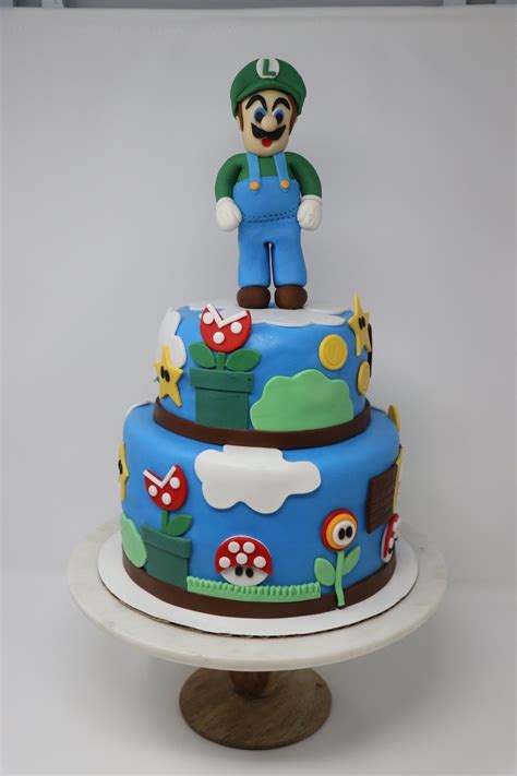 Luigi Lovers Unite Birthday Cake Kids Birthday Cake Cake