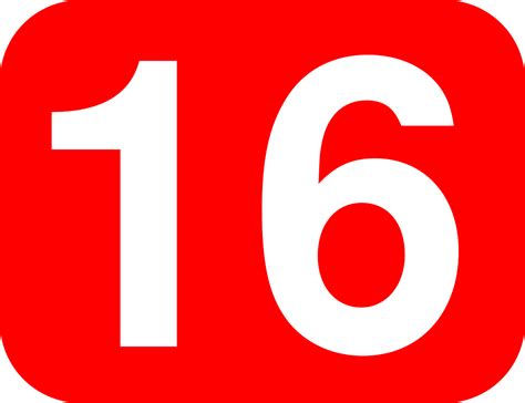 Download Number, Sixteen, 16. Royalty-Free Vector Graphic - Pixabay