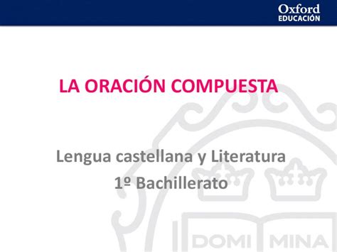 Pdf La Oraci N Compuesta Lenguamaca Pdf Filela Oraci N