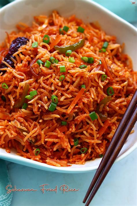 Schezwan Fried Rice Recipe Recipe Fried Rice Recipe Desi Food