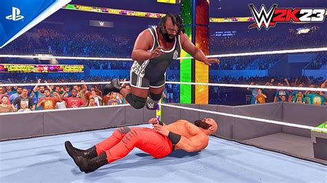 FULL MATCH Mark Henry Vs Braun Strowman Extreme Rules WWE 2K23