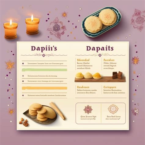 Diwali Sweets Recipe Cards Midjourney Prompt Promptrr Io