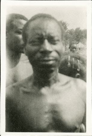 Portrait Of A Zande Man From The Southern Sudan Project