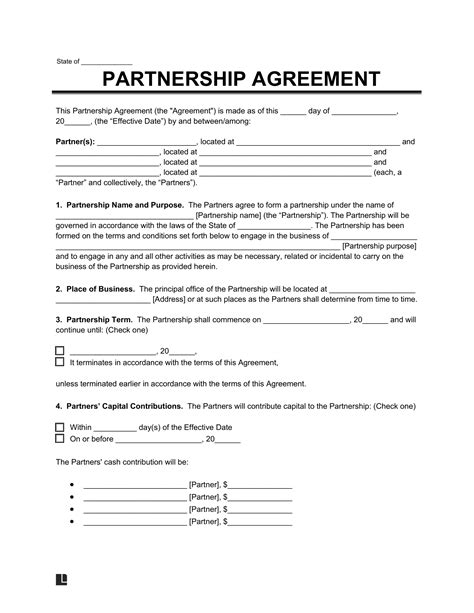 Free Business Contract Template | Business Agreement Forms for Services