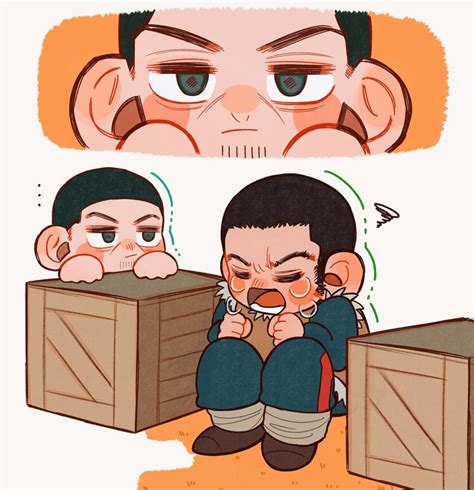 Tanigaki Genjirou And Tsukishima Hajime Golden Kamuy Drawn By Gen