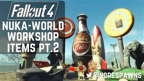 Fallout 4 Nuka World New Workshop Items Updated Unlocks After