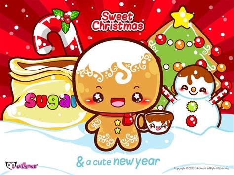 Kawaii Christmas Wallpapers Wallpaper Cave