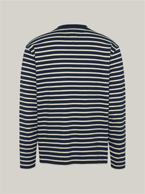 Erkek Tjm Reg Breton Strip T Shirt Dm Dm Acg Tommy Hilfiger