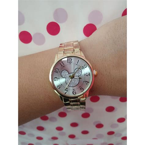 Relogio Quartz Femenino Dourado Shopee Brasil