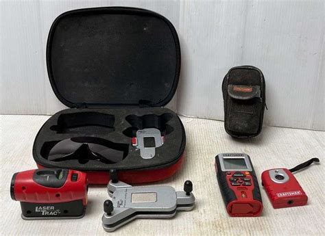 Craftsman Laser Trac With Hand Held Measuring Tool Good Albrecht