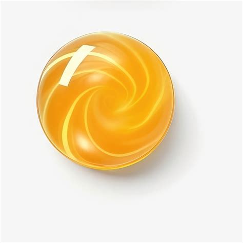 Premium Ai Image Yellow Candy Gel Orange Background Sweet Sugar