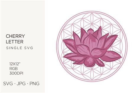 Sacred Geometry Lotus Flower