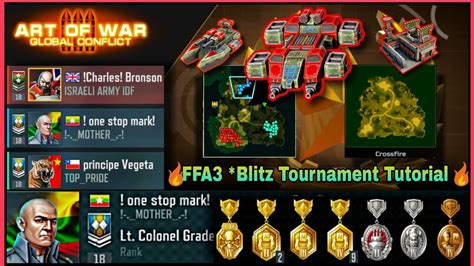 Art Of War Ffa Blitz Tournament Crossfire Map Youtube