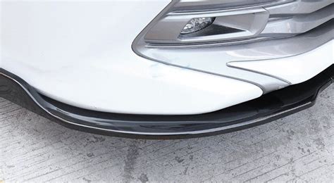 Fit Toyota Camry 2018 ABS Bright Black Front Bumper Molding Cover Trim