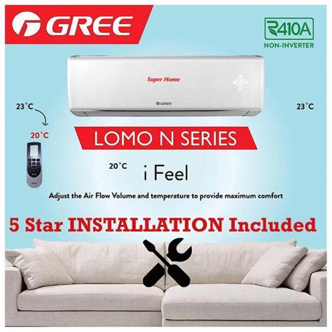 GREE GWC09QB K3NNA1F Non Inverter With Cold Plasma Air Conditioner