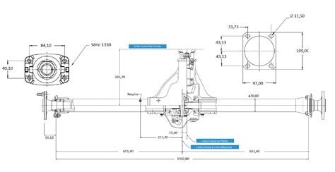 Eixo Diferencial Dana 44 Opala Maverick