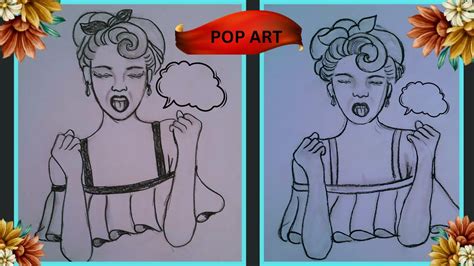 How To Draw Pop Art Portraits In Easy Steps For Beginners Pencil