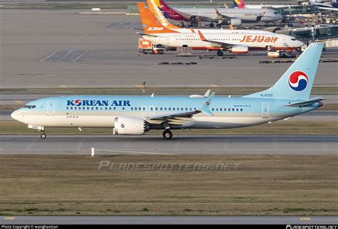 HL8350 Korean Air Boeing 737 8 MAX Photo By Wanghaotian ID 1433045