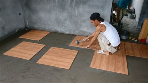 How To Lay Ceramic Tile On Concrete Floor Video Flooring Ideas