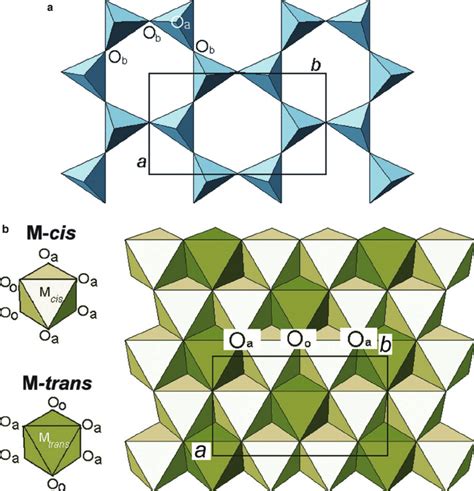 A Tetrahedral Sheet O A And O B Refer To Apical And Basal Oxygen Download Scientific