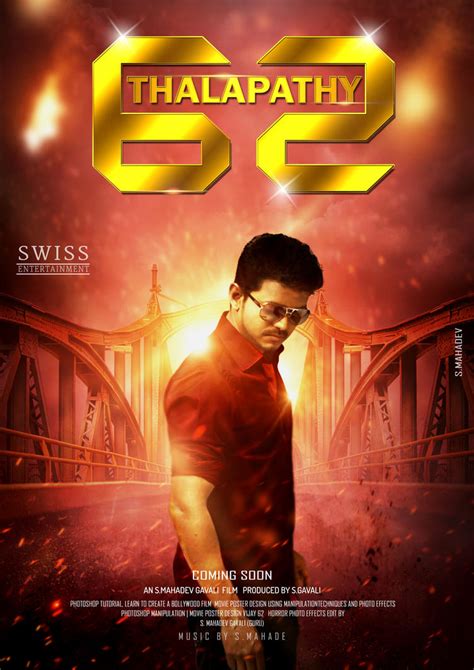 Thalapathy Vijay new Movie Poster by Gurugavali on DeviantArt