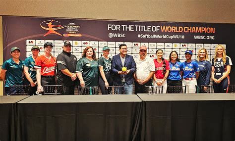 Conferencia De Prensa Del Grupo C De La Copa Mundial De Softbol