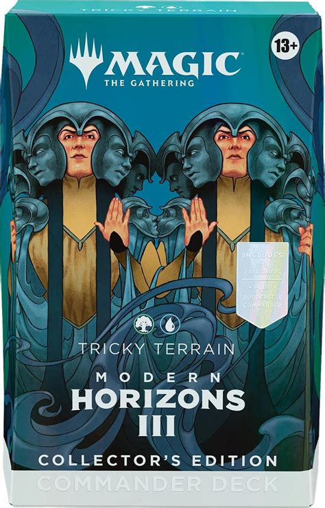 Mtg Mh3 Modern Horizons 3 Collector S Commander Deck Tricky Terrain Ebay