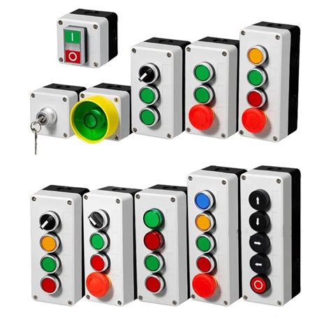 Button Switch Control Box Plastic Hand Held Self Starting Button