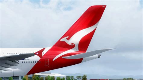 Fsx Qantas A380 Landing Canberra Hd Youtube