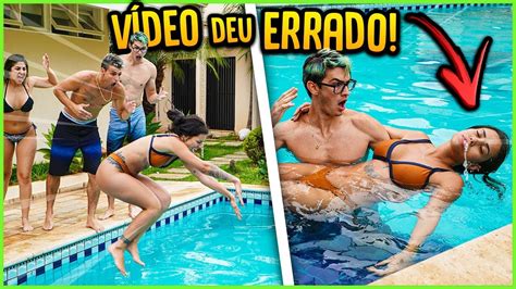 Fui Fazer Um VÍdeo Na Piscina E Deu Ruim [ Rezende Evil ] Youtube