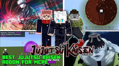 Jujutsu Kaisen Addon Mods For Mcpe 1 20 Best Anime Addon For Mcpe