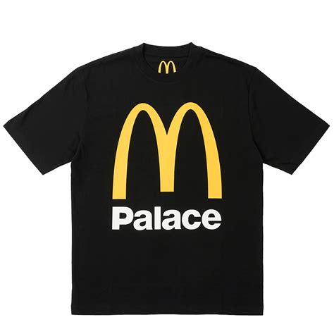 Palace Mcdonalds Logo T Shirt Black Palace Mcdonalds 2023 Palace