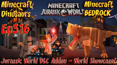 Minecraft Jurassic World DLC Addon World Showcase HD 60FPS Minecraft