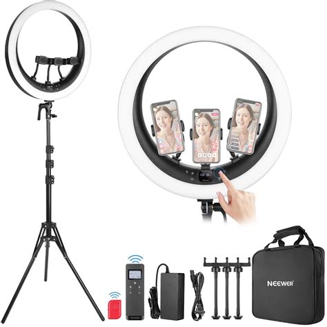 Neewer Rp H Bi Color Led Ring Light Kit B H