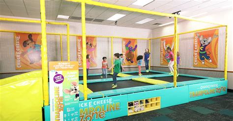 Rockville Chuck E Cheese Debuts Trampoline Zone At Grand Reopening