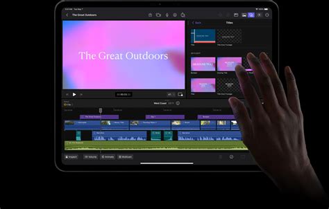 Ipad 版 Final Cut Pro Apple 香港