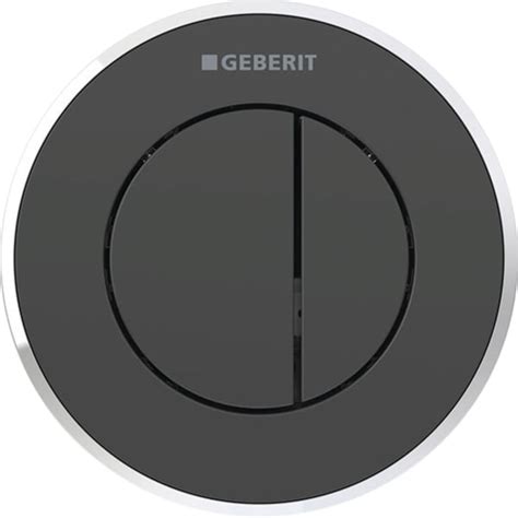 Commande déportée Geberit type 10 pneumatique round pour rinçage