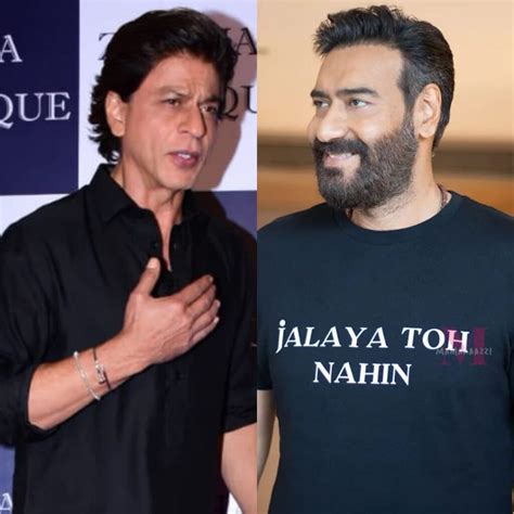 Shah Rukh Khan Calls Ajay Devgn A ‘pillar Of Support Mamaraazzi