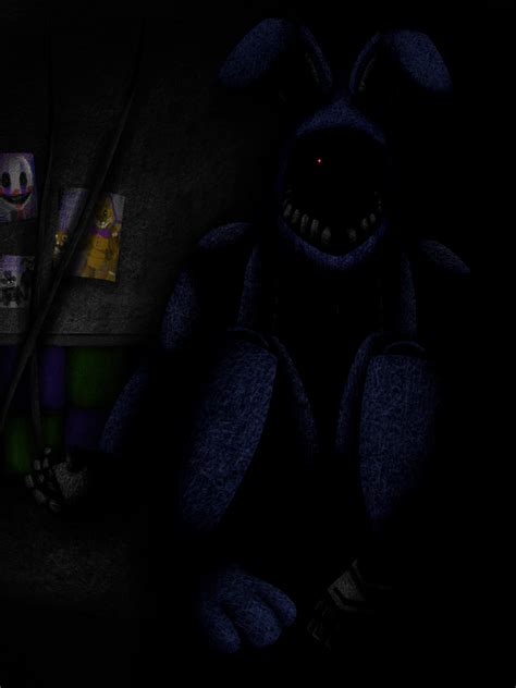 Withered Bonnie from the fnaf 2 trailer. : r/fivenightsatfreddys