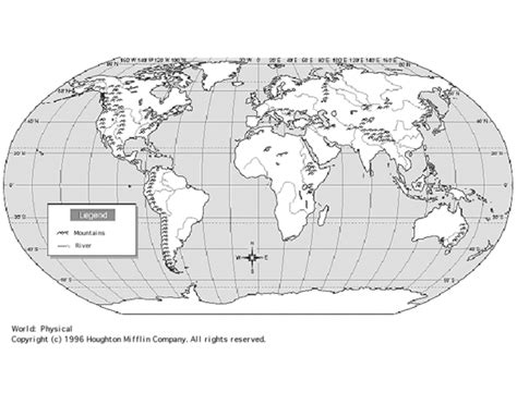 world physical map Quiz