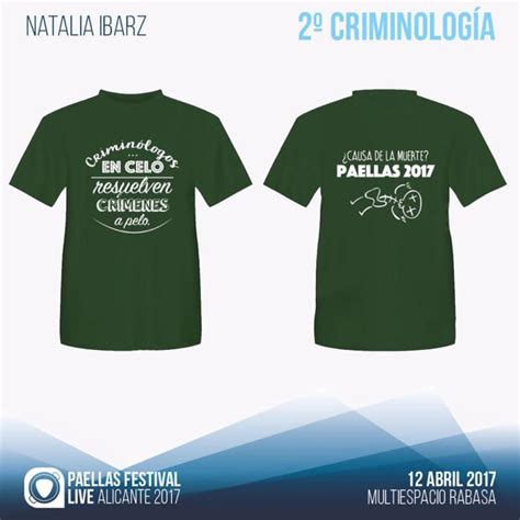 Venta Frases Camisetas Paellas Universitarias En Stock