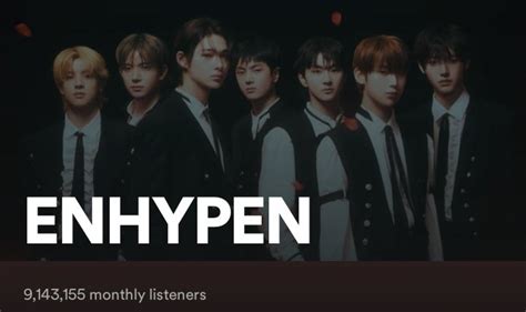 Enhypen Charts On Twitter Enhypen Has Surpassed