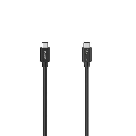 Hama Cable Usb C Thunderbolt Gbit S Ultra Hd K M Black