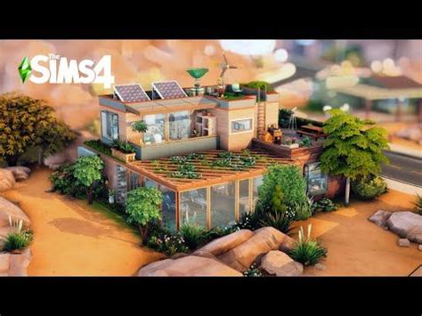 Eco House ♻ (noCC) The Sims 4 Eco Lifestyle | Stop Motion Build ...