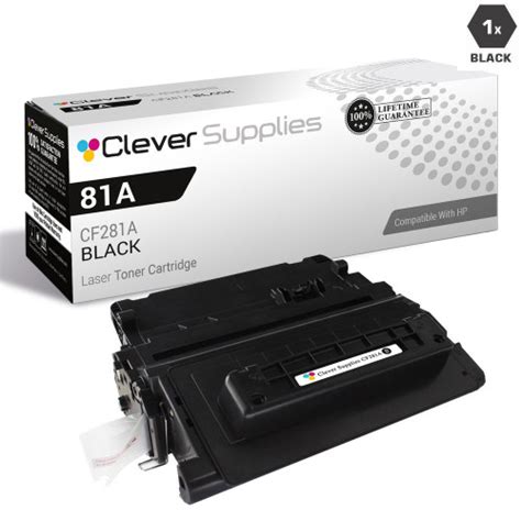 CS Compatible Replacement for HP 81A Toner Cartridges Black (CF281A) - Clever Supplies Ink ...