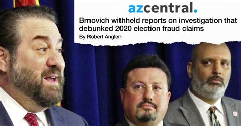 Former Arizona attorney general buried report exposing Big Lie