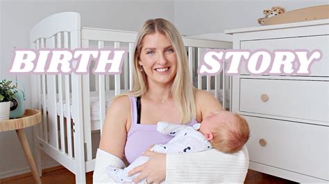 Positive Birth Story Natural No Epidural Youtube