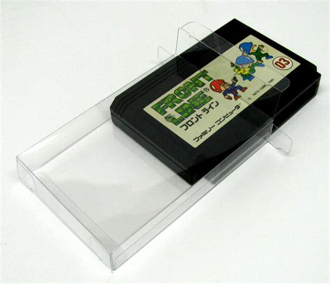 X Nintendo Famicom Game Cartridge Clear Plastic Protective Box