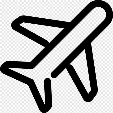 Computer Icons Airplane Trip Angle Text Triangle Png Pngwing